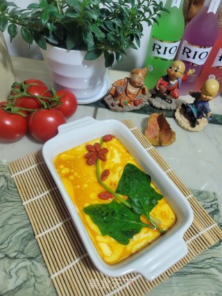 菠菜杞子蒸蛋的做法步骤：11