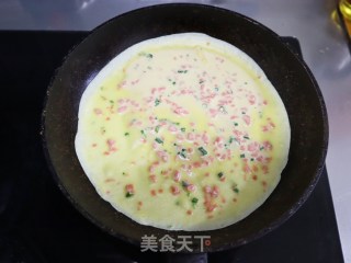 香葱蛋奶煎饼❗️营养丰富，又香又软，十分钟快手早餐❗️的做法步骤：6