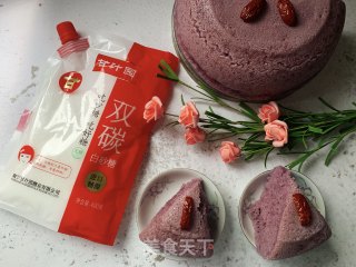 紫薯发糕的做法步骤：17