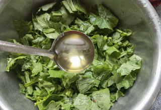 蒸菜籽苗的做法步骤：5