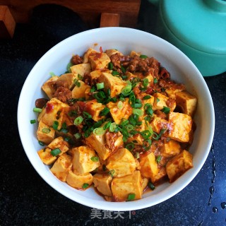 香辣肉丝炒豆腐的做法步骤：11