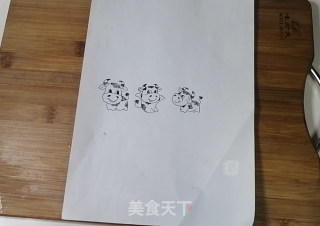 纯手绘小牛白玉卷的做法步骤：8