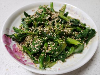 白芝麻拌青菜的做法步骤：7