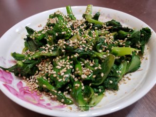 白芝麻拌青菜的做法步骤：8
