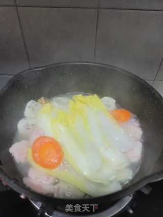 白菜丸子汤的做法步骤：5