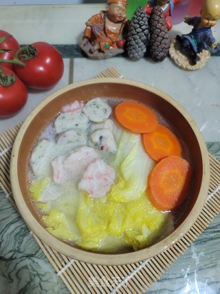白菜丸子汤的做法步骤：6