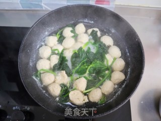 低脂减肥餐❤️山药鸡肉丸子汤❗️好吃不长胖的做法步骤：9