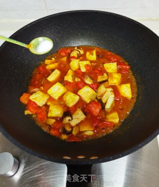 西红柿烧豆腐的做法步骤：11