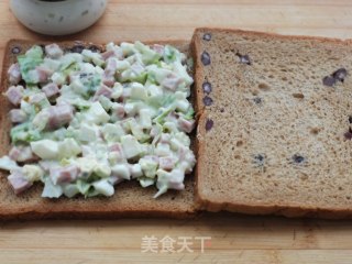 塔塔酱全麦三明治的做法步骤：4