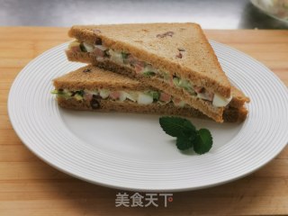 塔塔酱全麦三明治的做法步骤：5