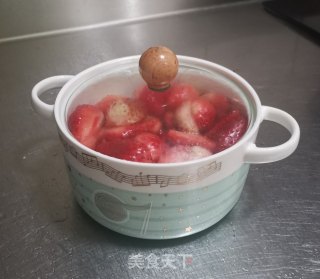 糖渍草莓的做法步骤：5