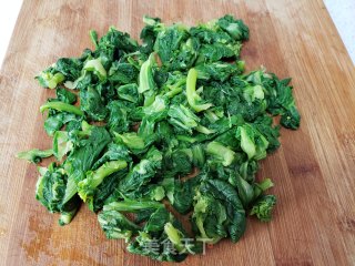 青菜炒腐竹的做法步骤：3