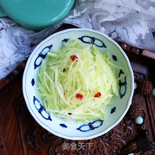 糖醋莴笋丝的做法步骤：8