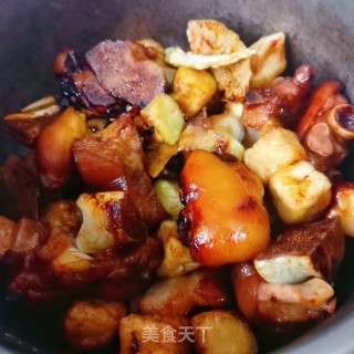 油豆腐烧猪蹄的做法步骤：11