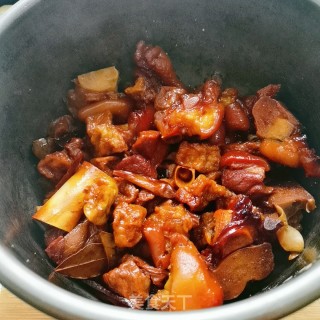 油豆腐烧猪蹄的做法步骤：12