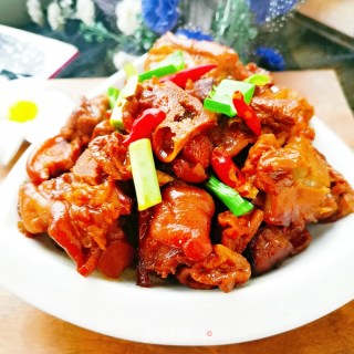 油豆腐烧猪蹄的做法步骤：15