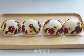 花朵牛奶馒头的做法步骤：15