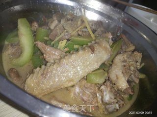 鸭肉焖节瓜的做法步骤：8
