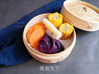 蒸杂粮的做法步骤：4