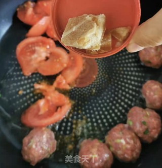 酸甜肉丸的做法步骤：7