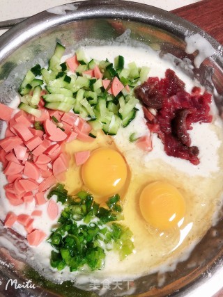 牛肉煎饼的做法步骤：3