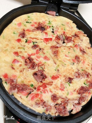牛肉煎饼的做法步骤：5