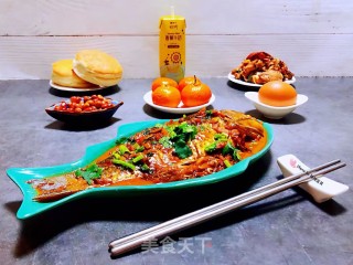 酱焖鲫鱼的做法步骤：15