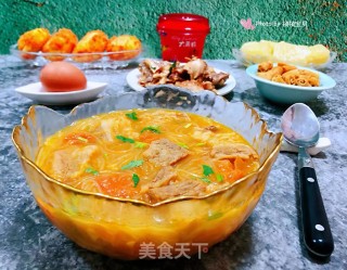 西红柿牛肉粉丝汤#酸甜开胃菜#的做法步骤：16