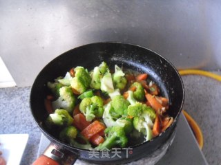 海鲜西兰花的做法步骤：9