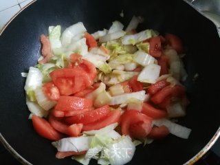 番茄白菜炖豆腐的做法步骤：6