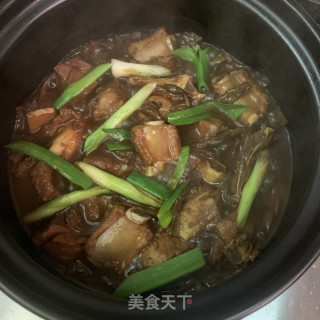 干豆角焖排骨的做法步骤：12