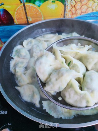 虾干韭菜水饺的做法步骤：14