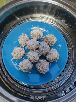 蒸糯米藕丸子的做法步骤：13