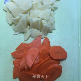 香葱蚝油土豆片的做法步骤：1