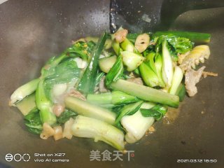 黄瓜春笋炒肉片的做法步骤：6