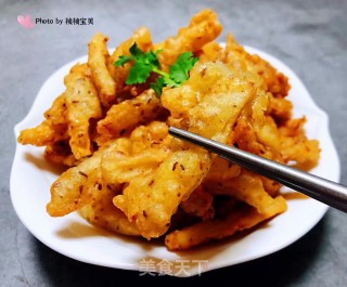 酥炸杏鲍菇的做法步骤：15