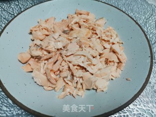 火麻仁三文鱼松的做法步骤：5
