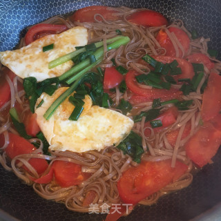 西红柿鸡蛋汤面的做法步骤：9