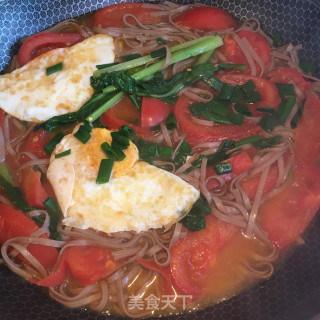 西红柿鸡蛋汤面的做法步骤：10