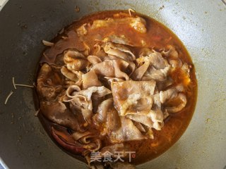 水煮牛肉卷的做法步骤：16