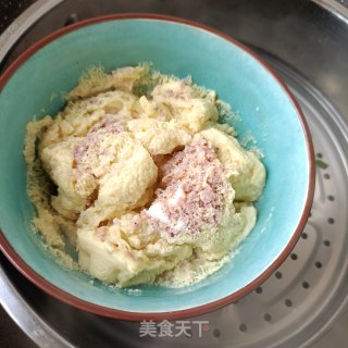 蜢子虾酱蒸蛋的做法步骤：8
