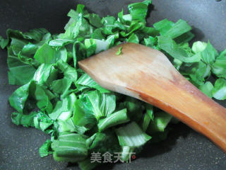 荸荠炒菜芯的做法步骤：6