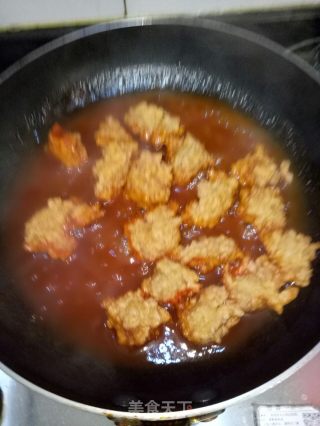 糖醋鸡肉丸的做法步骤：11