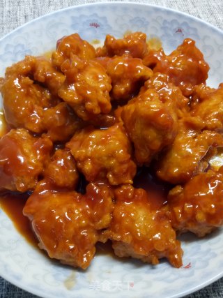 糖醋鸡肉丸的做法步骤：14