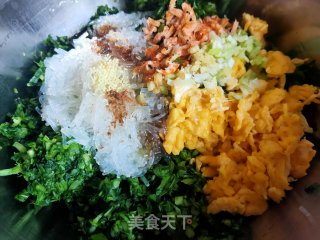 小白菜素包子的做法步骤：12
