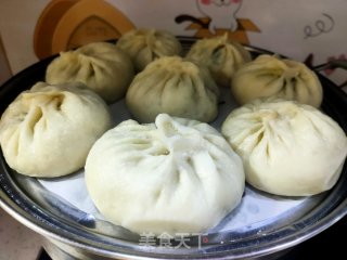 小白菜素包子的做法步骤：19