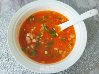 火麻油西红柿牛腩汤的做法步骤：15