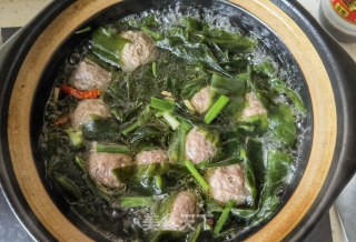 牛肉丸海带苗汤的做法步骤：10