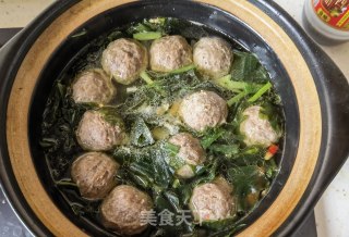 牛肉丸海带苗汤的做法步骤：11