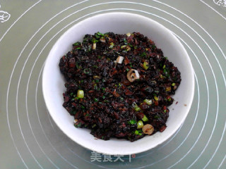 酱香腊肉蘑菇莜面蒸饺的做法步骤：13